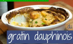 Le vrai gratin dauphinois origine : un plat de pommes de terre gratinées, doré et savoureux, prêt à être dégusté.