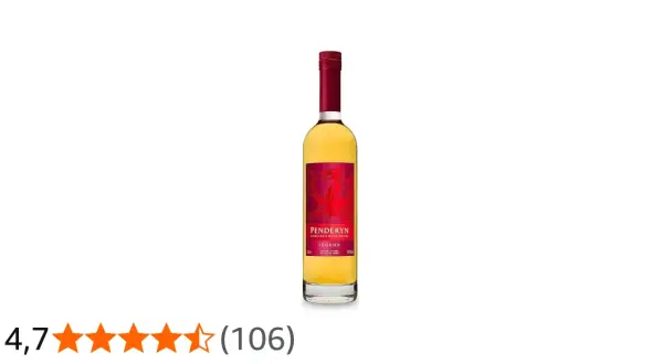 Bouteille de whisky Penderyn Legend, single malt gallois. Un avis très positif pour ce whisky, noté 4,7/5.