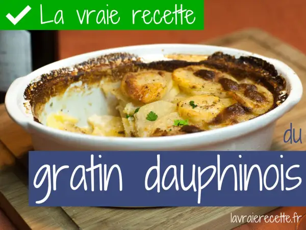 Le vrai gratin dauphinois origine : un plat de pommes de terre gratinées, doré et savoureux, prêt à être dégusté.